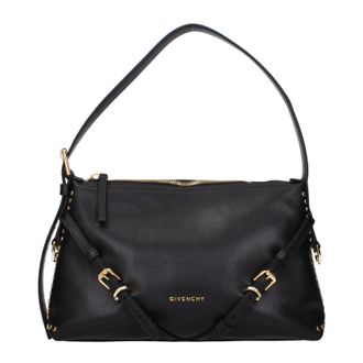 Givenchy Borsa A Tracolla Givenchy Voyou Donna Con Pelle Nera