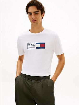 Tommy Hilfiger Logo Jersey Crew Neck T-Shirt