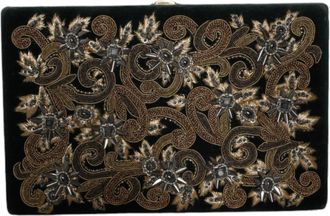 Dolce & Gabbana Clutch Miniature Portemonnee Tas - Dames - Clutches - Veelkleurig - ONE Size - Katoen - Tassen