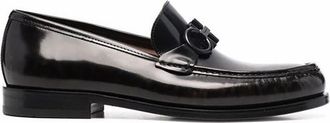 Ferragamo Salvatore Ferragamo Mens Gancini Ornament Moccasin, Brand Size 5.5