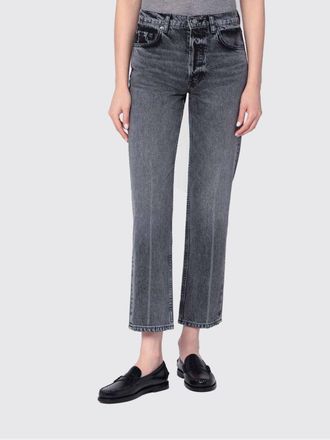 Anine Bing Jeans cropped fit Anine Bing in denim di cotone
