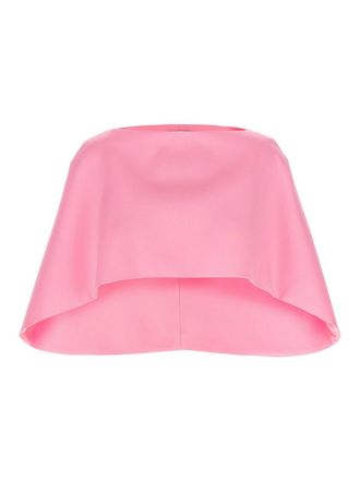 Alberta Ferretti Cropped mantle