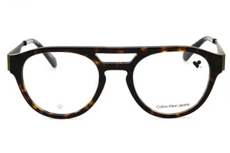Calvin Klein Jeans CKJ24633 Round Acetate Eyeglasses - Brown