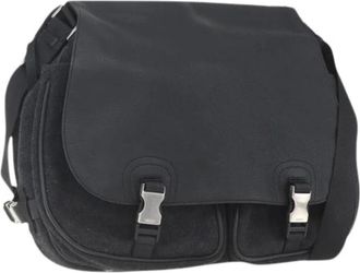 Prada Pre-owned Cross Body Bags, female, Black, Size: ONE SIZE Pre-owned Vintage Cross Body Bag