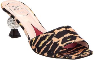 Roger Vivier 64 Canvas Sandal