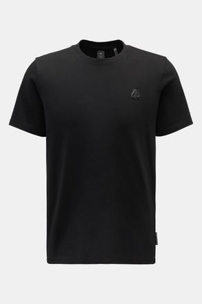 Moose Knuckles Men - Crew neck T-shirt Crescent Tee black