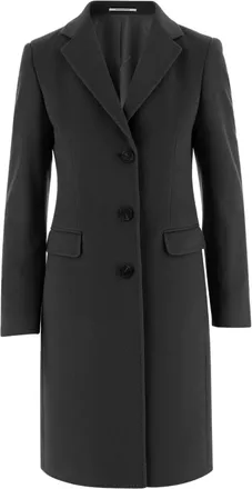 Tagliatore Sophisticated Single-Breasted Cashmere Coat with Tailored Silhouette