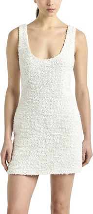 Derek Lam Ailani Paillette Boucle Scoop Back Tank Dress