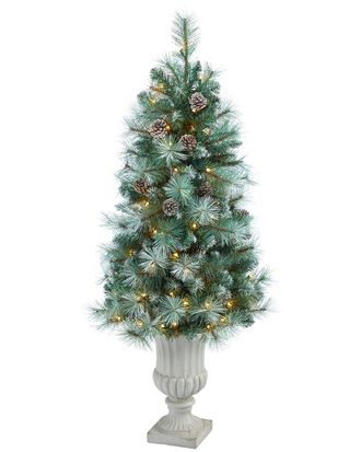 Nearly Natural 4.5Ft Frosted Tip British Columbia Mountain Pine Artificial Tree