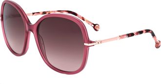 Carolina Herrera Womens 58mm Pink Sunglasses HER0269-S-35J-58
