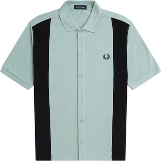 Fred Perry Hombre, Camisas, Azul, Talla: S