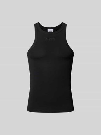 VETEMENTS Tanktop mit Label-Stitching in Black, Gr&ouml;&szlig;e XS