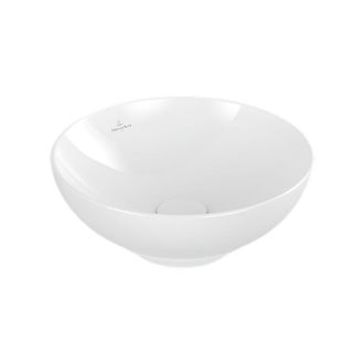 Villeroy & Boch Villeroy&boch - Lavabo Sobre Encimera Redondo 38 X 38 Villeroy Et Boch Loop & Friends Sin Rectificar Stone Blanco Sin Rebosadero