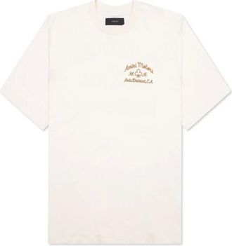 Amiri T-Shirts, male, Beige, M, Motors T-Shirt