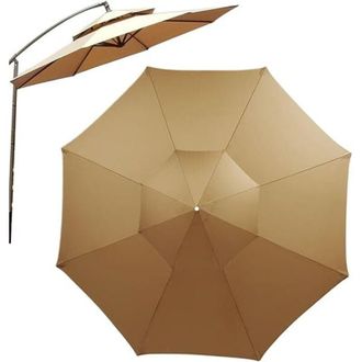 OEM Sombrilla De Patio Doble Crezuo De 2,7 M, Cubierta De Tela De Repuesto Para Jard&iacute;n O Patio Exterior (solo La Cubierta)