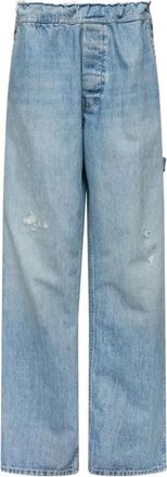 Maison Margiela Straight Jeans - Dames - Regular Fit Jeans - Blauw - 2XS - Jeans