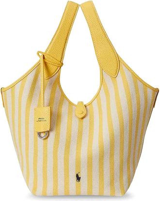 Polo Ralph Lauren Canvas handbag with striped pattern