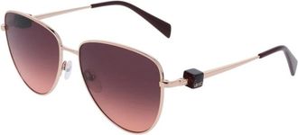 Liu Jo Authentieke Lj 161S 770 Bril - unisex - Zonnebrillen - Geel - 58 MM - Accessoires
