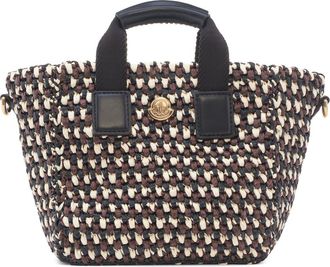 Moncler Micro Caradoc Crossbody Bag in Raffia at Nordstrom