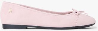 Tommy Hilfiger Womens Suede Ballet Flat - Pink - US 6.5 / EU 37