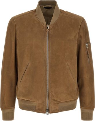 Tom Ford Suede Bomber Jacket