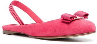 Ferragamo Ballerinas - Flat Shoes Pink - Gr. UK_4_5 - in Rosa - f&uuml;r Damen