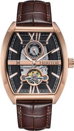 Heritor Masterson Automatic Black Dial Mens Watch HERHS3504