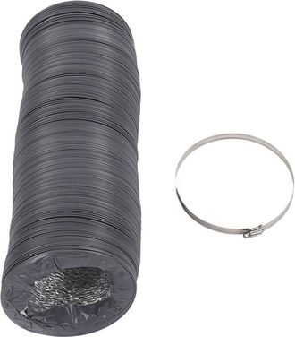 OEM Conducto Flexible De Aluminio De 1 M De Longitud Con Abrazadera Para Conductos De Ventilaci&oacute;n Y Escape De 6 Pulgadas
