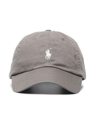 Polo Ralph Lauren logo-embroidered cap - men - Cotton - One Size - Grey