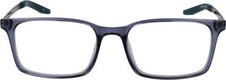 Nike NI-1063617 Rectangle Full-Rim Plastic Eyeglasses - Blue