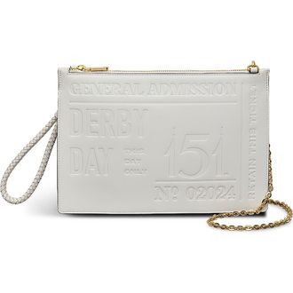 Radley London x Kentucky Derby Lily Medium Leather Crossbody Bag in Chalk at Nordstrom Rack