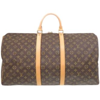 Louis Vuitton Pre-owned Weekend Bags, male, Brown, Size: ONE SIZE Pre-owned Boston Bag