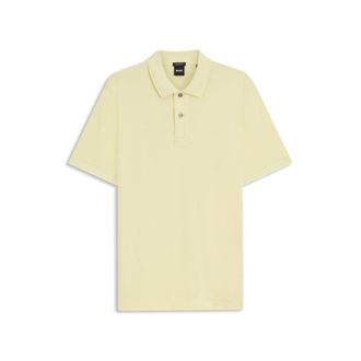 BOSS Pallas polo shirt in cotton piqu&eacute; with embroidered logo
