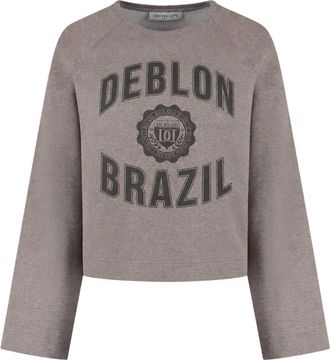 Deblon Sports Aymee Sweater - Dames - Sport - Bruin - Maat: XL Katoen