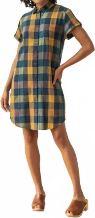 Bridge & Burn Loren Shirt Dress In Moonbow Plaid