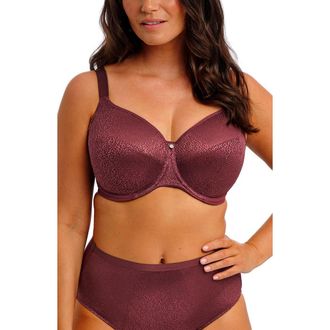 Fantasie Demure Underwire Molded Bra in Fig at Nordstrom Rack, Size 36Ff (5D Us)