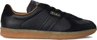 Polo Ralph Lauren Field Court 100 sneakers - men - Suede/Leather/Leather/Polyethylene vinyl acetate (PEVA) - 44 - Black
