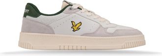 Lyle & Scott Low-top Leren Sneakers - Heren - Sneakers - Wit - 41 EU - Leer - Schoenen