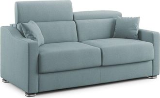 Divani.Store Amber Sof&aacute; Cama Convertible Con Tela Desmontable 171 Cm (mat. 120x197) Azul Claro