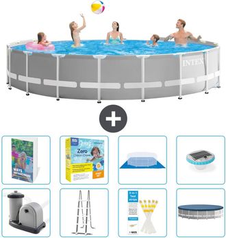Intex Piscina Prism Frame Redonda - 549x122 Cm - 9-piezas S526