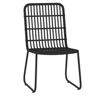 Berkfield Home Decorative 3 Piece Garden Dining Set Black