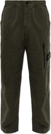 Stone Island Pantalones Cargo Verdes - Trousers - Hombre - Verde - W31