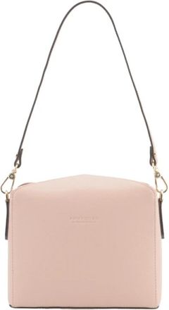 Pourchet Cassetta Schoudertas - Dames - Schoudertassen - Roze - ONE Size - Leer - Tassen