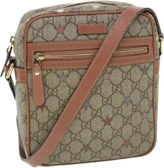 Gucci Pre-owned Cross Body Bags, female, Beige, Size: ONE SIZE Pre-owned Plastic Cross Body Bag