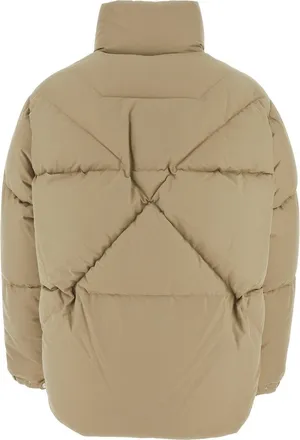 Khrisjoy Quilted Nylon Down Jacket - Beige