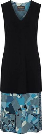 Trussardi Abito senza maniche a strati - - Dresses - Donna - Blu - S