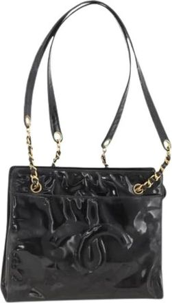 Chanel Pre-owned Shoulder Bags, female, Black, Size: ONE SIZE Pre-owned Vintage Shoulder Bag