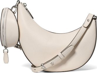Kate Spade New York duo pebble leather crossbody bag in Cashew Milk at Nordstrom