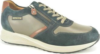 Mephisto Blauw + Bruin Runner N.+Tiret - Heren - Sneakers - Veelkleurig - 42 EU - Schoenen