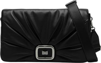 Roger Vivier Stijlvolle Schoudertas Viv Choc Stijl - Dames - Schoudertassen - Zwart - ONE Size - Tassen